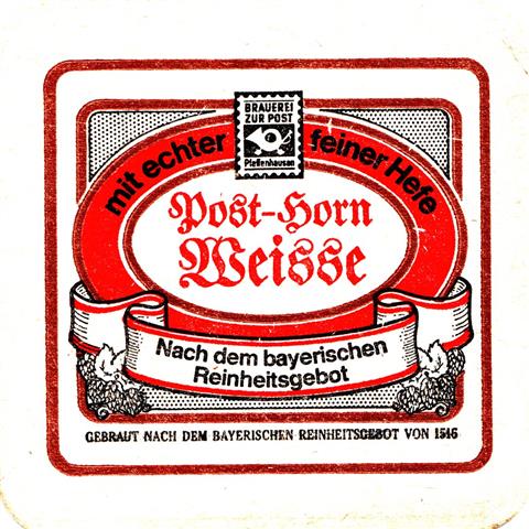 pfeffenhausen la-by zur post quad 4a (185-posthorn weisse-schwarzrot)